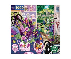 Puslespill - eeBoo Puzzle 1000 pcs - Lavender Kitchen - EPZTLVK