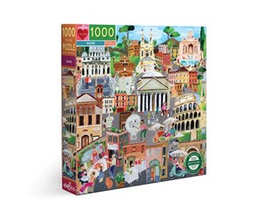 Puslespill - eeBoo Puzzle 1000 pcs - Rome - EPZTROM