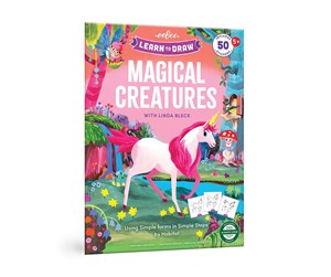 Kreative leker - eeBoo Learn to Draw - Magical Creatures - EARTBK5