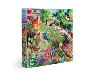 Puslespill - eeBoo Puzzle 1000 pcs - Birds in the Park - EPZTBPK