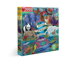 Puslespill - eeBoo Puzzle 1000 pcs - Planet Earth - EPZTPLA