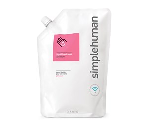 Kroppspleie - Simplehuman 1L flytende håndsåpe refill pose, geranium - CT1018