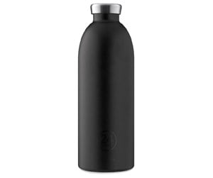 Kjøkkentilbehør - 24Bottles Clima Bottle 0.85 L - Stone Finish - Tuxedo Black - 24B452