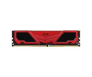 RAM - Team Group Team Elite Plus DDR4-3200 - 16GB - CL22 - Single Channel (1 pcs) - Intel XMP - Rød - TPRD416G3200HC2201