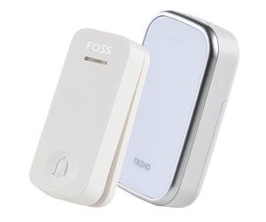 Elektriske apparater - Foss Europe TREND Doorbell BLUU1 NOVUS Battery White - 102060