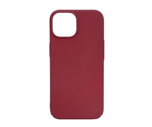 Mobil - Deksel og etui - Essentials Sand Bursted Cover Burgundy - iPhone 15 - 3052068