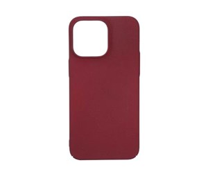 Mobil - Deksel og etui - Essentials Sand Bursted Cover Burgund - iPhone 15 Pro Max - 3052070