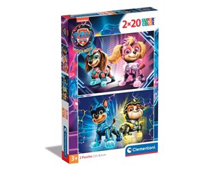 Puslespill - Clementoni Jigsaw Puzzle Super Color PAW Patrol 2x20 pcs. Gulv - 24805