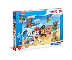 Puslespill - Clementoni Jigsaw Puzzle Super Color PAW Patrol 60 pcs. Gulv - 26091