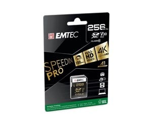 Minnekort - Emtec SpeedIN' PRO - ECMSD256GXC10SP