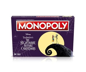 Brettspill & Puslespill - Winning Moves Monopoly The Nightmare Before Christmas Edition Board Game 2024 (English) - 5053410006419