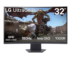 Skjerm - 32" LG UltraGear 32GS60QX-B - 2560x1440 - 180Hz - VA - 32GS60QX-B