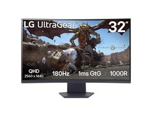 Skjerm - LG UltraGear 32GS60QX-B - 2560x1440 - 180Hz - VA - 32GS60QX-B