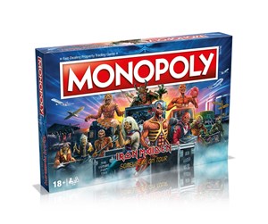 Brettspill & Puslespill - Winning Moves Monopoly Iron Maiden Edition (English) - 5036905045100