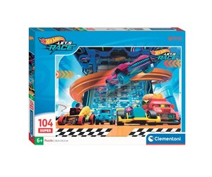 Puslespill - Clementoni Jigsaw Puzzle Super Color Hot Wheels II 104pcs. Gulv - 25777