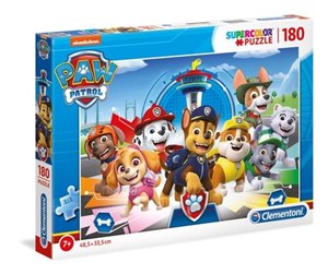 Puslespill - Clementoni Jigsaw Puzzle Super Color PAW Patrol 180pcs. Gulv - 29105