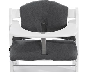 Babyutstyr - Hauck Select high chair cushion Jersey Charcoal - 667033