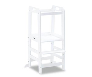 Babyutstyr - Hauck Learn N Explore standing stool white - 690000