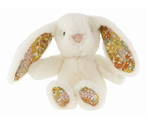 Dukker, Bamser & Utstyr - Tinka Plush Bunny Flower White 18 cm - 9-900206