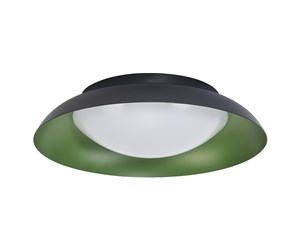 Lamper - LEDVANCE ORBIS Plate Click Dim 310mm 19W/830 black/green - 4099854285837