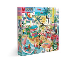 Puslespill - eeBoo Puzzle 1000 pcs - Miami - EPZTMIA