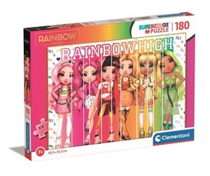 Puslespill - Clementoni Jigsaw Puzzle Super Color Rainbow High 180pcs. Gulv - 29775