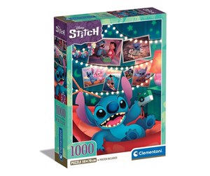 Puslespill - Clementoni Jigsaw Puzzle Disney Stitch 1000pcs. Gulv - 39793