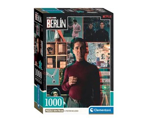 Puslespill - Clementoni Jigsaw Puzzle La Casa de Papel II 1000pcs. Gulv - 39849