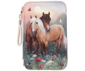 Skole - Depesche Miss Melody Triple Pencil Case FLOWERS - 0412869