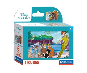 Puslespill - Clementoni Block Puzzle Disney Classic 6 pcs. Blokk - 40657