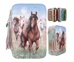 Skole - Depesche Miss Melody Triple Pencil Case HOOF CLATTER - 0413121