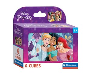 Puslespill - Clementoni Block Puzzle Disney Princess 6 pcs. Blokk - 40660