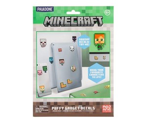 Reklameartikler - Paladone - Minecraft Puffy Gadget Decals - Klistremerker - PP13218MCF