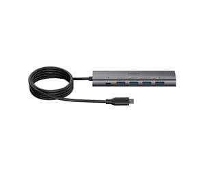 USB-hub - Obsbot 3-in-1 USB 3.0 Hub USB-hub - USB 3.0 - 3 porter - Sølv - OHB-2307-CW