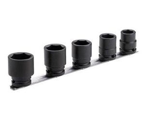 Bormaskin & Bits - VAERK Impact tops on rail 1/2" 9 parts 8-27 mm - 167-90-2