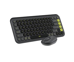 Tastatur - Logitech POP Icon Combo - Grafitt - Tastatur & Mussett - Nordisk - Svart - 920-013266