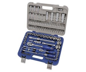 Håndverktøy - VAERK Socket wrench set 1/4-1/2" 101 parts 4-32 mm TX/HEX/PH/PZ/STRAIGHT - 129-101-4