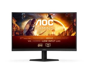 Skjerm - 27" AOC Gaming C27G4ZXE - 1920x1080 - 280Hz - VA - HDR10 - C27G4ZXE