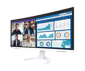 Skjerm - 34" EIZO FlexScan EV3450XC-WT - with FlexStand - LED monitor - curved - 34" - EV3450XC-WT