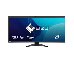 Skjerm - 34" EIZO FlexScan EV3450XC-BK - 3440x1440 - IPS - 94W USB-C - EV3450XC-BK