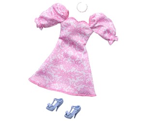 Dukker, Bamser & Utstyr - Barbie Fashions Pink Flower Dress - HRH40