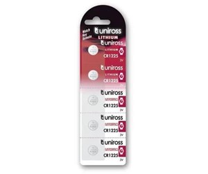 Batteri - UNiROSS Lithium Button CR1225 3V - SP5 - U5CR1225