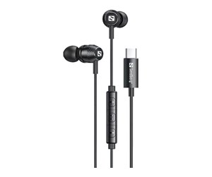 Hodetelefoner - Sandberg USB-C/A In-Earset with Line-Mic - 126-50