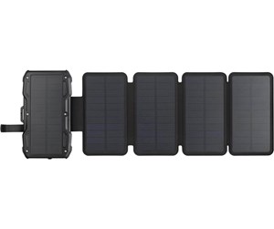 Nødlader - Sandberg Solar 5-Panel Nødlader - Svart - 10000 mAh - 421-05