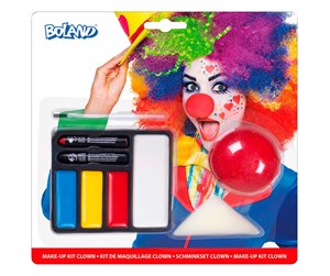 Rollelek - Boland Face Paint Set Clown with Clown Nose - 45064