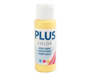 Kreative leker - Creativ Company Plus Color Acrylic Paint Primerose Yellow 60ml - 39678