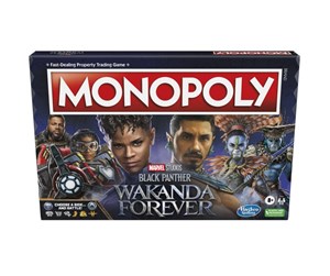 Brettspill & Puslespill - Hasbro Monopoly: Marvel Studios' Black Panther: Wakanda Forever Edition Board Game for Families and Kids Ages 8+ Game for 2-6 Players - F5405UE21