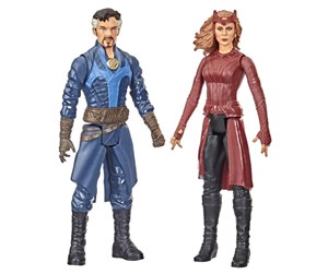 Figurer - Hasbro Marvel Avengers Titan Hero Series Doctor Strange in the Multiverse of Madness Doctor Strange The Scarlet Witch 2-Pack - F33545L00