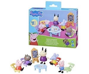 Peppa Gris - Hasbro Peppa Pig Toys Peppa's Playgroup Playset with 5 Peppa Pig Figures Preschool Toys for 3+ - F88685L21