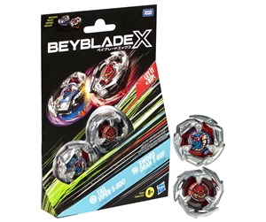 Leketøy - Hasbro Beyblade X Tail Viper 5-80O and Sword Dran 3-60F Top Dual Pack Set Ages 8+ - G0197ES0